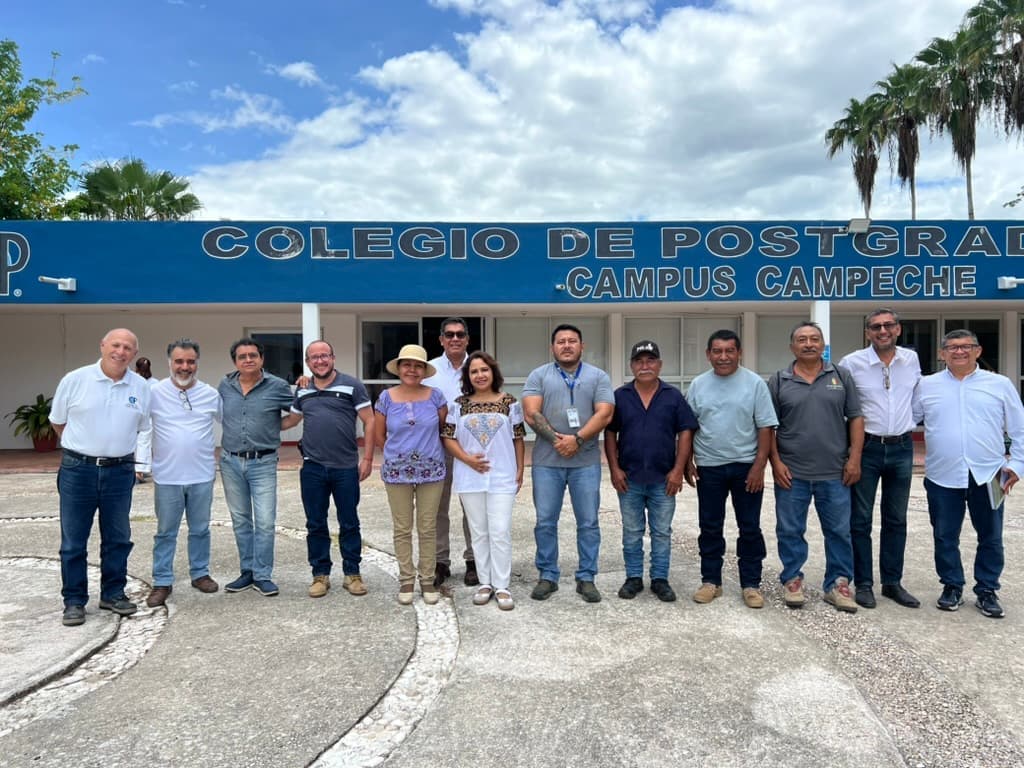 Reunión en el Colegio de Postgraduados Campus Campeche